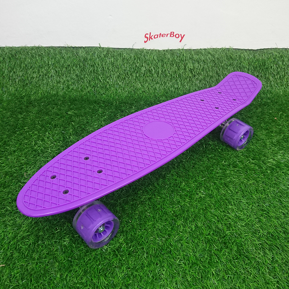 0202 Kid Skateboard ทรงเพนนี ล้อมีไฟ เลือกได้8สี น้ำหนักไม่เกิน 100kg