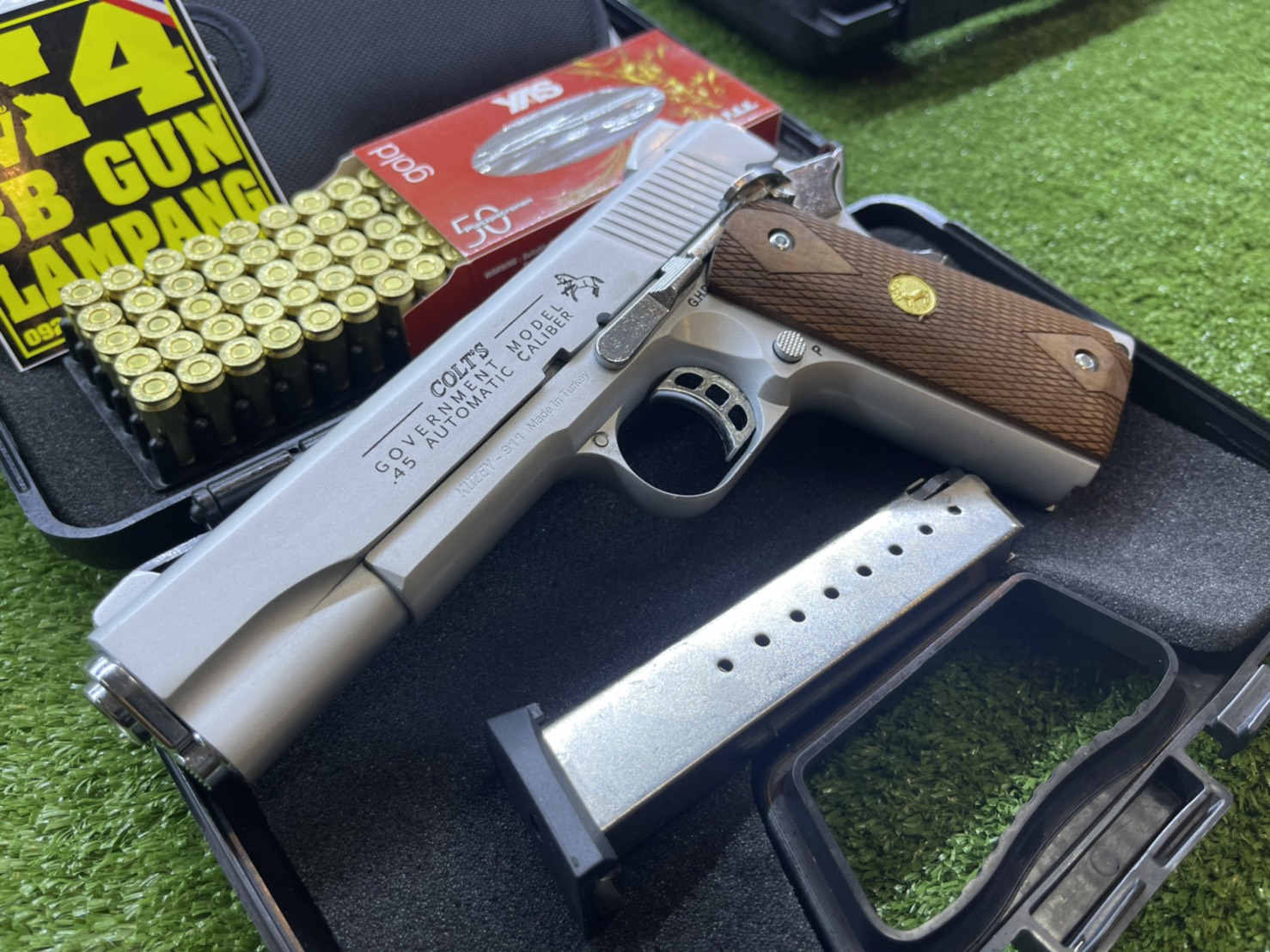 KUZEY M1911 ลาย Government ลำกล้อง 5" ซาติน