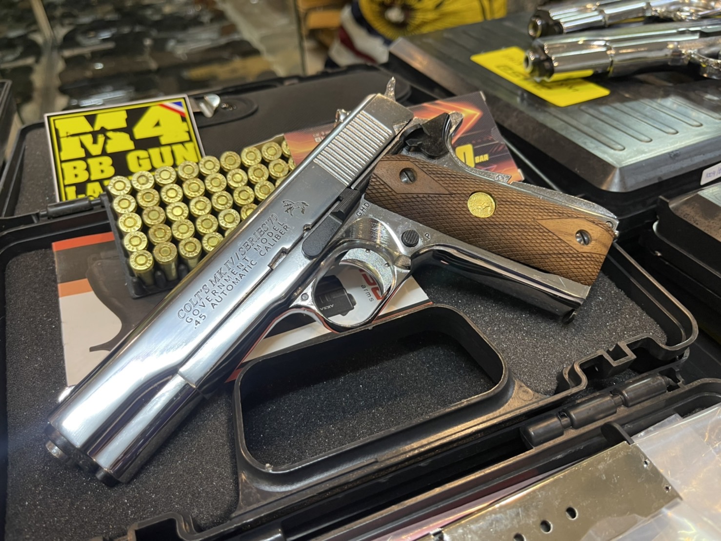 AKSA COLT 1911 ลาย Series 70 สีเงินเงา