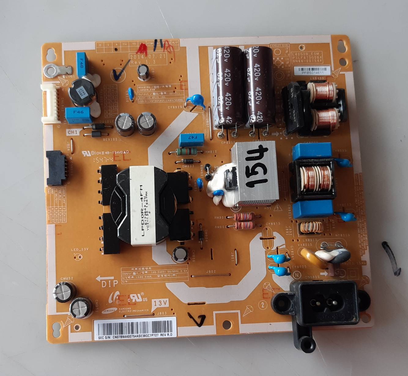 อันที่ 154 Samsung UA40H5003TK ซัฟฟลาย BN44-00754A ดีเทสแล้ว