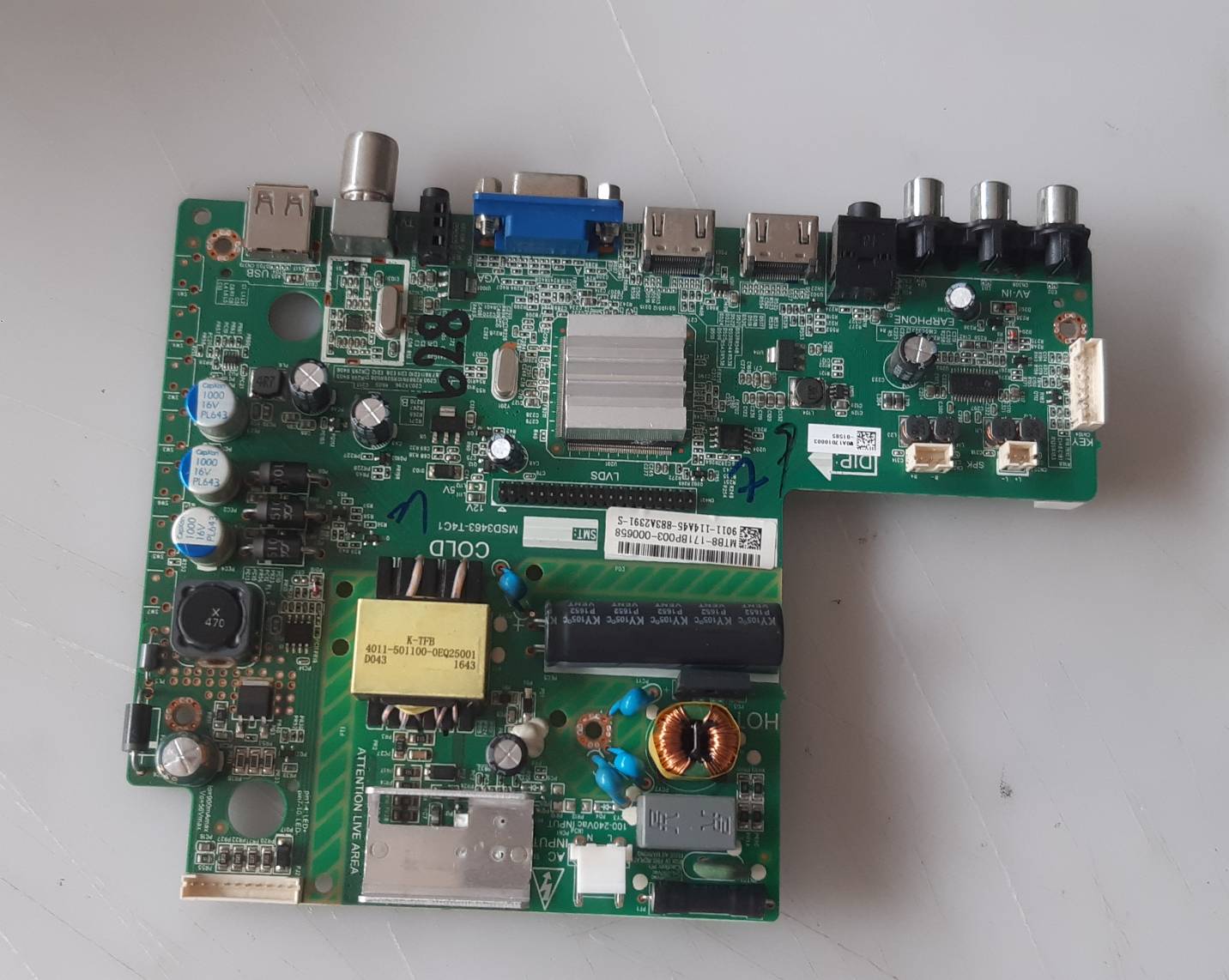 อันที่ 628 PHILIPS 32PH5200S ซีสเตร็ม MSD3463-T4C1 ดีเทสแล้ว