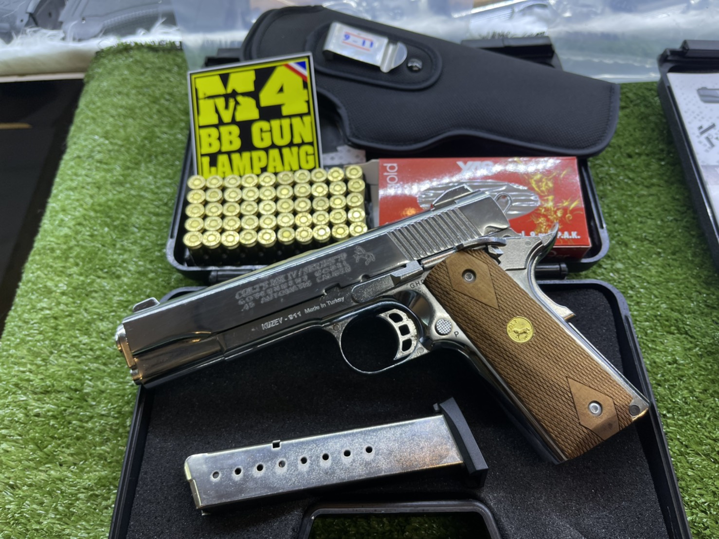 KUZEY M1911 ลาย Series 70 ลำกล้อง 5"เงินเงา