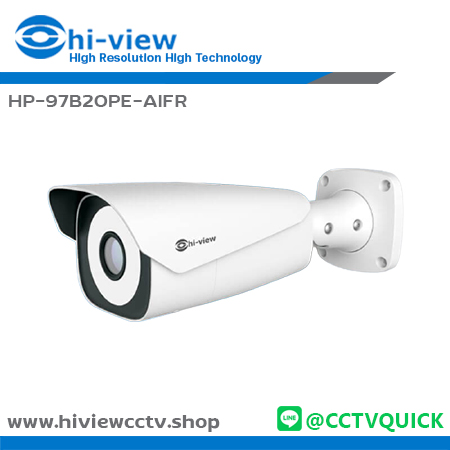 กล้องวงจรปิด HIVIEW IP รุ่น HP-97B20PE-AIFR ความละเอียด 2 ล้านพิกเซล