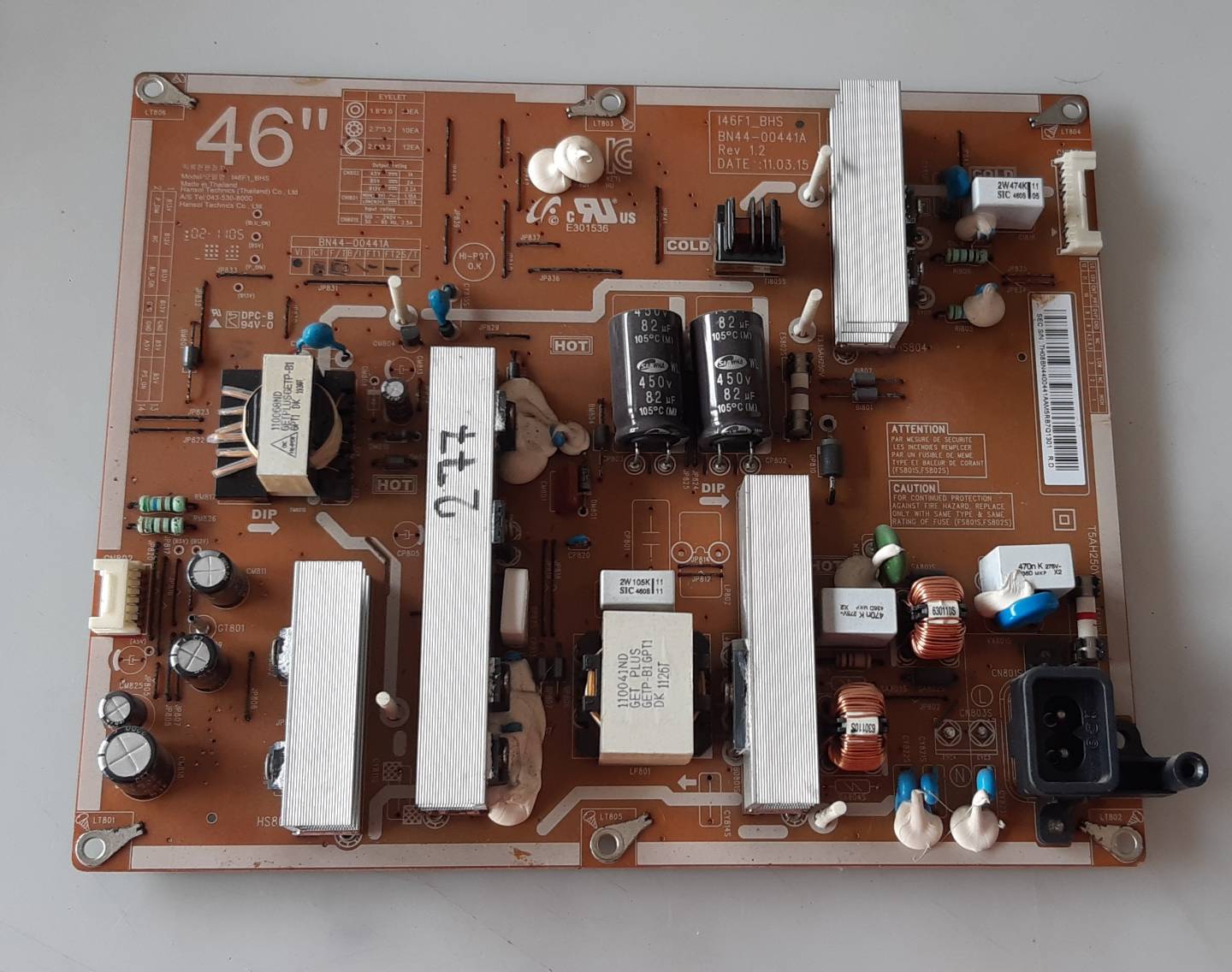 อันที่ 277 Samsung LA46D550K7R ซัฟฟลาย BN44-00441A ดีเทสแล้ว