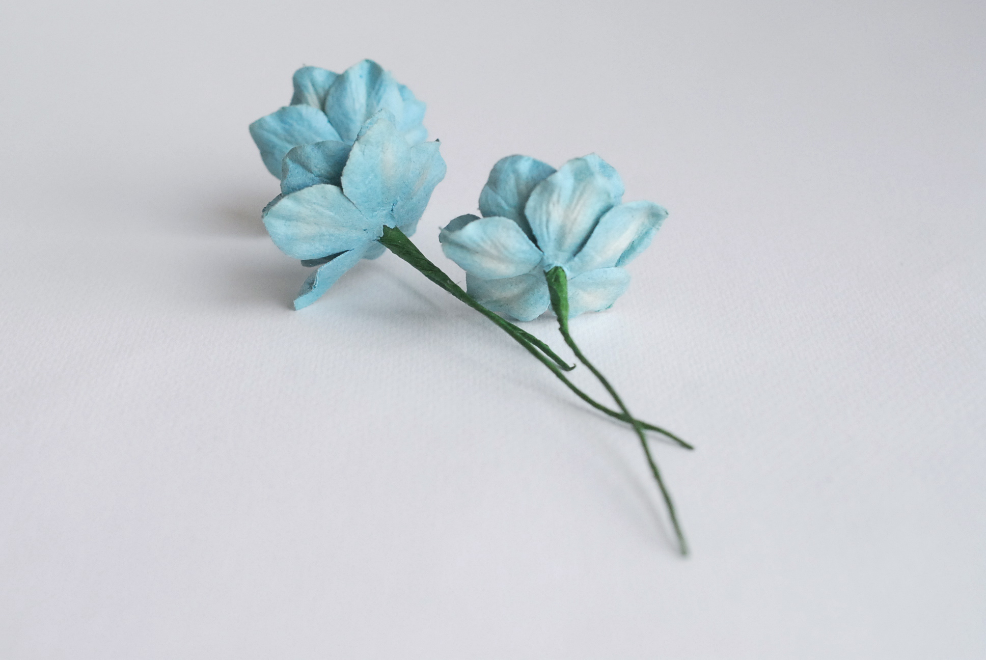 ดอกไม้กระดาษสา ดอกโลตัสอินโดนิเซียกระดาษ ดอกไม้กระดาษสาราคาส่ง ดอกไม้กระดาษสำหรับตกแต่งของชำร่วย งานแต่งงาน ทำช่อดอกไม้ติดอกเจ้าบ่าว ข้อมือดอกไม้เจ้าสาว ขนาด3.5 cm. 25 ดอก สีน้ำเงินตุ่น Paper flowers supplies: DIY wedding tools Big Cherry blossom (Lotus I