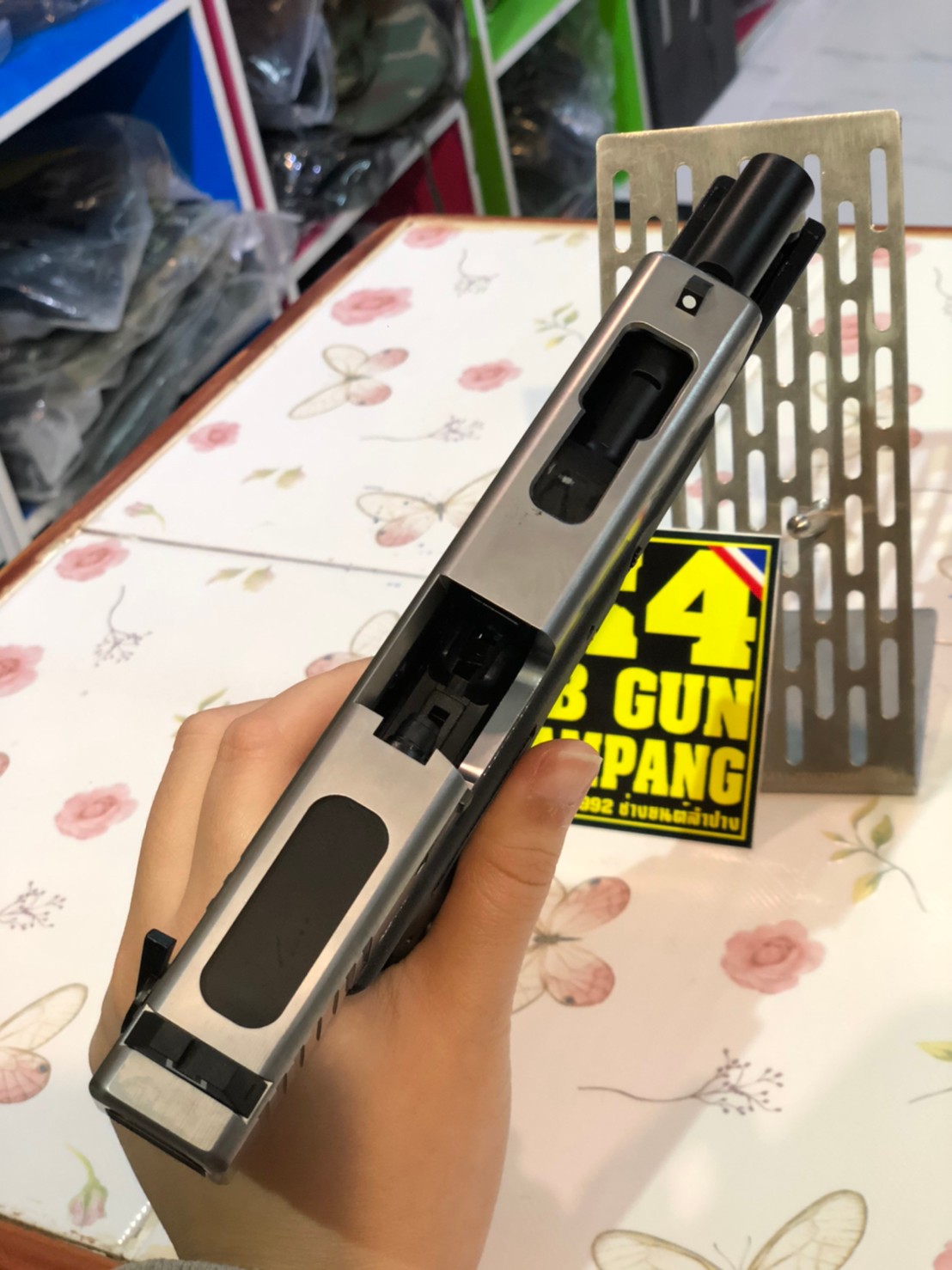 WE G18C Glock18C GEN3 Full Auto สีเงิน