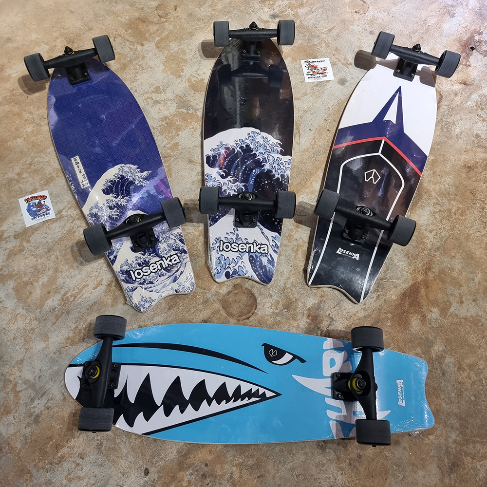 0201 Surf skate บอร์ด32นิ้ว สูงไม่เกิน160-170cm เลี้ยว40องศา พร้อมเล่น