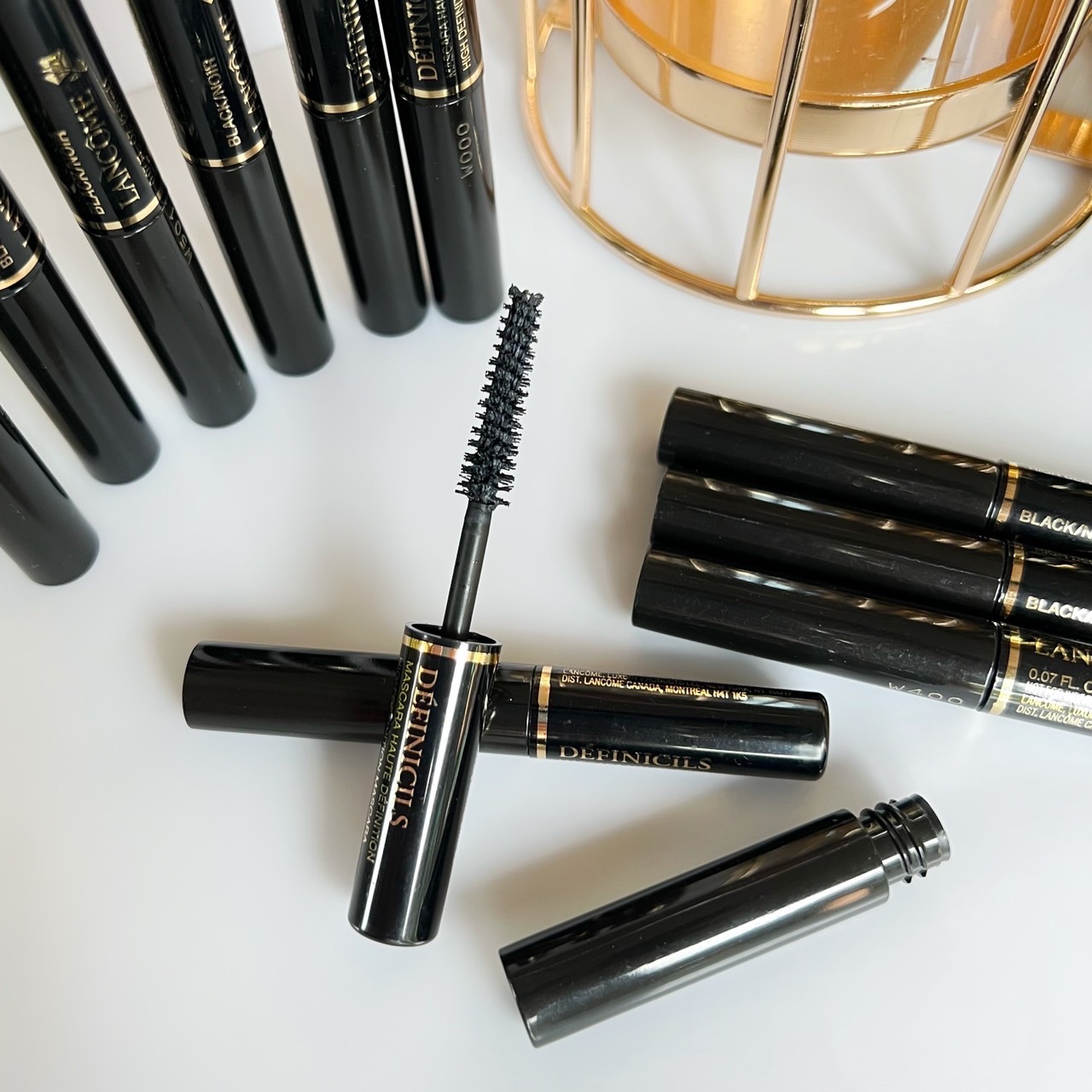 มาสคาร่า Lancome Definicils High Definition Mascara # Black / Noir 2.7 ml