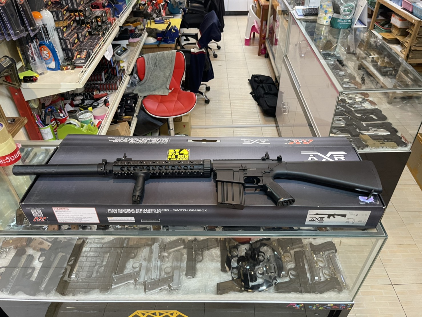 A&K SR25 ASSAULT RIFLE SERIES SR25 สีดำ