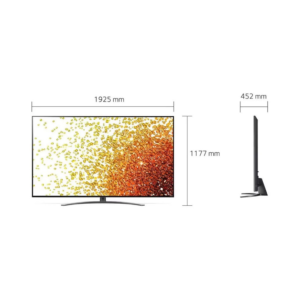 แอลอีดีทีวี 86 นิ้ว LG NanoCell 86NANO91TPA 4K Smart Magic Remote (ชลบุรีส่งฟรี)