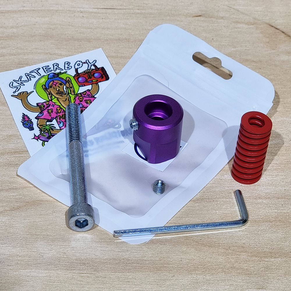 [0313][พร้อมส่ง]ชุดเบ้าสแตนเลส กันน็อตยึดสปริงคลาย adapter SM S7 ทำสี สวยงาม