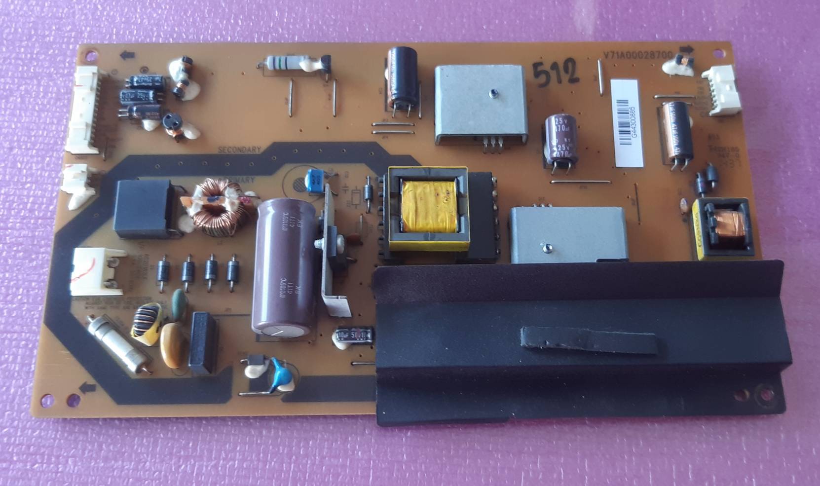 อันที่ 512 TOSHIBA 32P1300VT ซัฟฟลาย V71A00028700 ดีเทสแล้ว