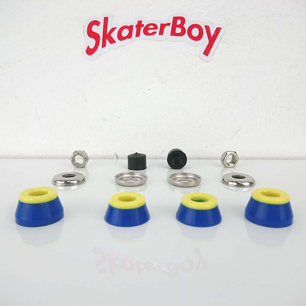 [0312] ลูกยางบูชชิ่ง S5 SM S7 สำหรับทรัค street skate คุณภาพดีจาก RareAnt ทรงกรวย4ชิ้น(pivot16mm)