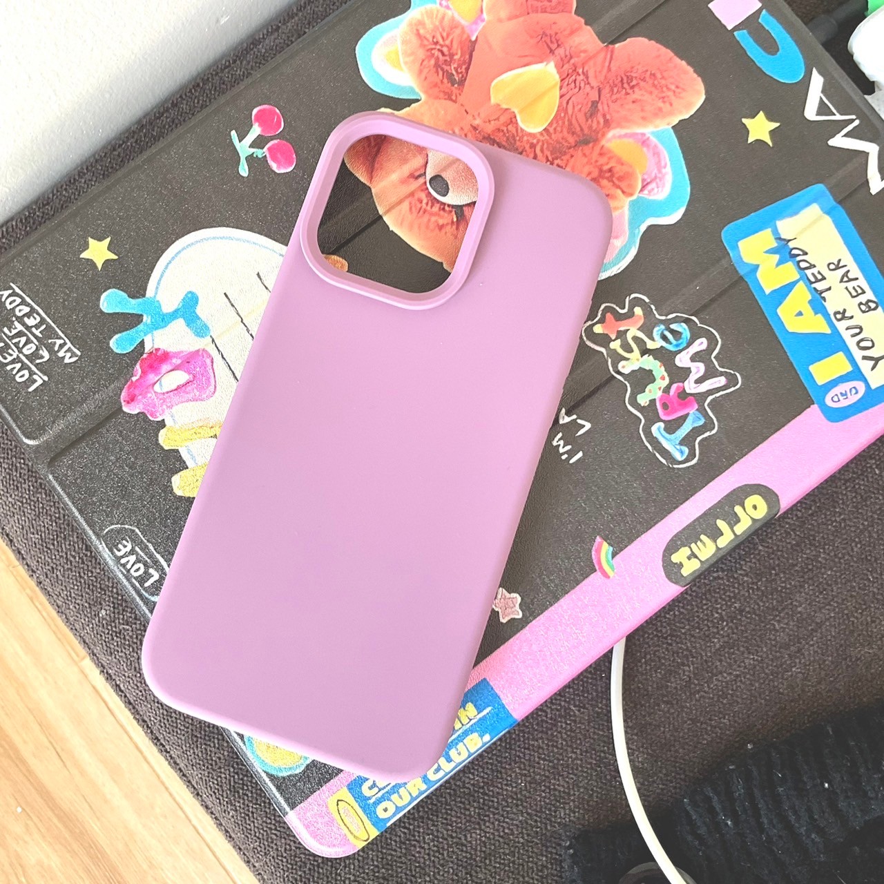 Silicone premium case v.3 (lilac colors)