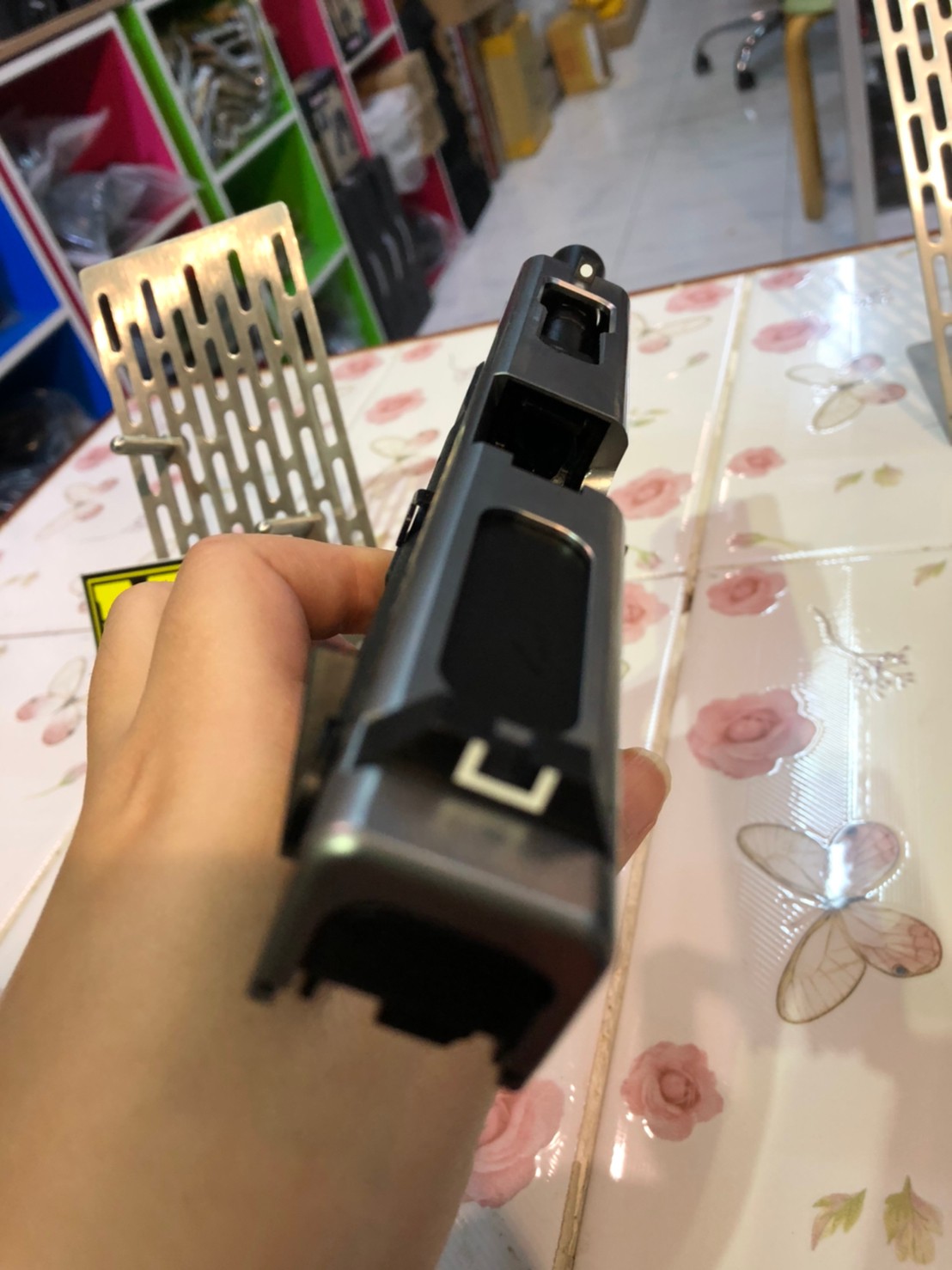 WE G18C Glock18C GEN3 Full Auto สีเงิน