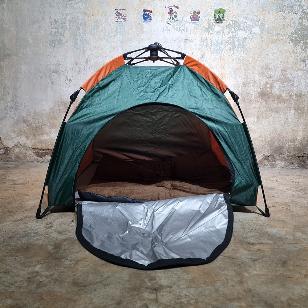 [1200] เต็นท์ น้อง หมา เต็นท์สัตว์เลี้ยง คอกผ้า พับได้ พร้อมหูหิ้ว เก็บพกสะดวก แคมป์ปิ้ง กางเต้นท์ 79x77x62 cm