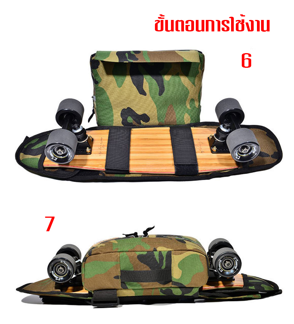 [0319] กระเป๋า สเก็ตบอร์ดไฟฟ้า สะพายไหล่-ข้าง บอร์ด penny กระเป๋าขนาดเล็ก 28x18 cm