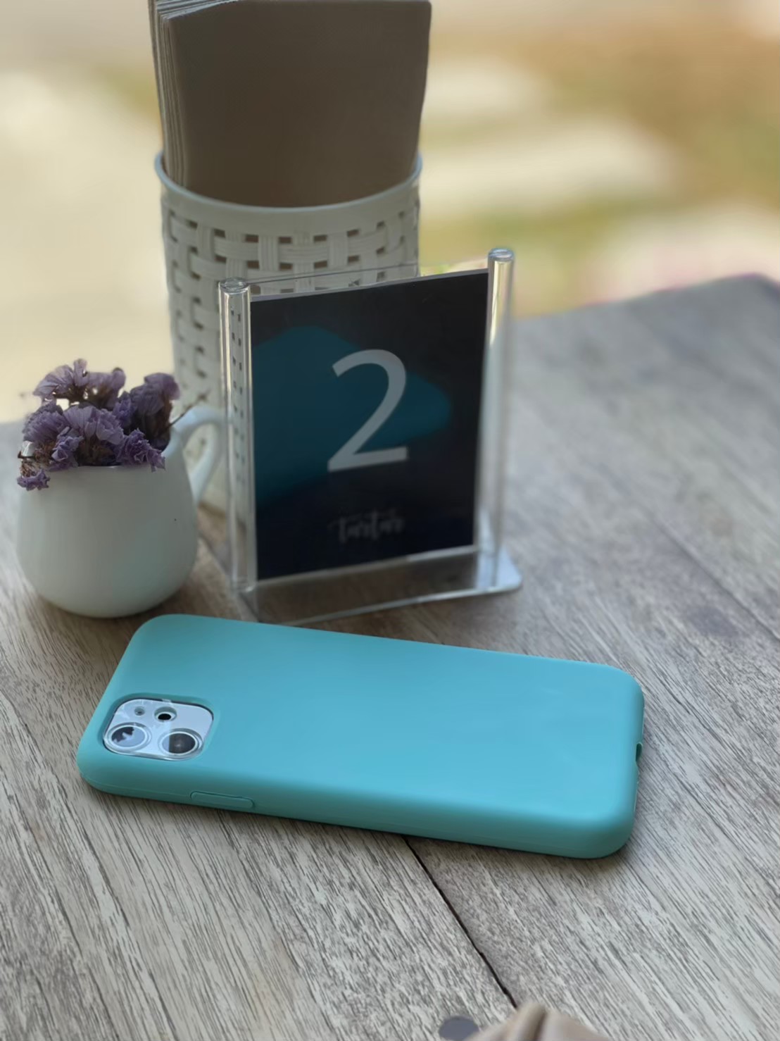 Silicone Case (turquoise colors) ** สำรองสี 1 สีกันหมด **