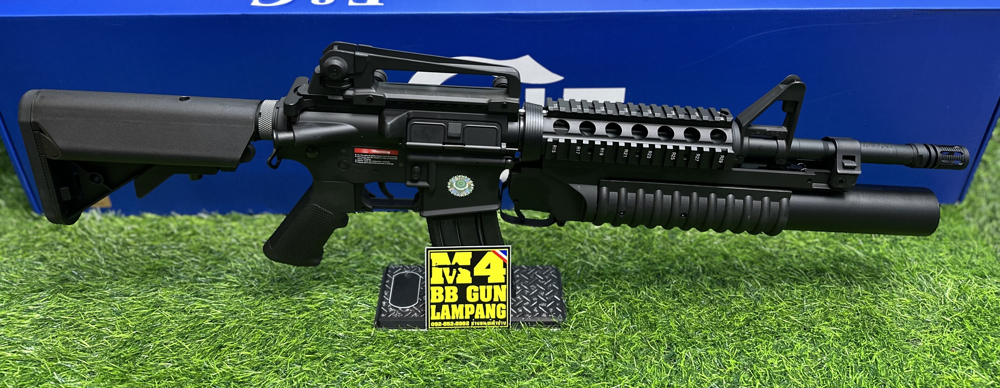 E&C x Cybergun -707 S4 M4 Ris + M203