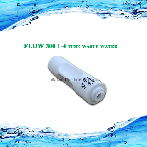 Flow Restrictor 300 1/4 tube waste water