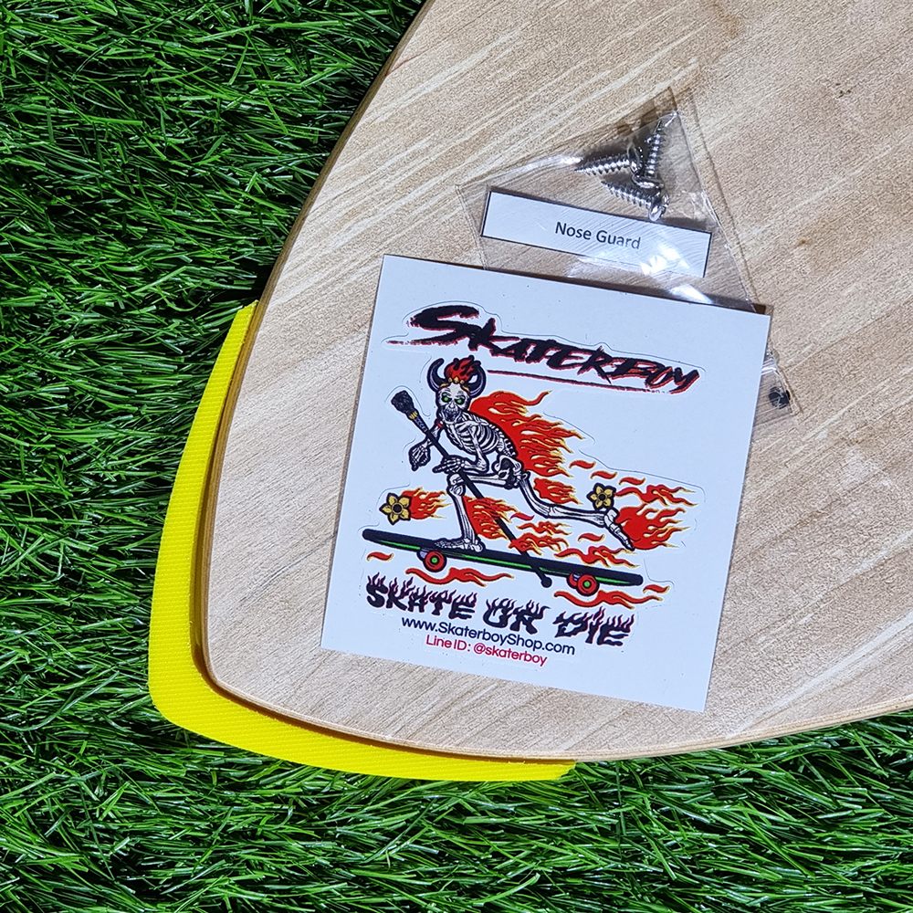 [0302] Nose guard บอร์ดหัวแหลม วัดเข้ามาจากตัว2นิ้วแล้ววัดกว้าง4.5นิ้วใช้ได้