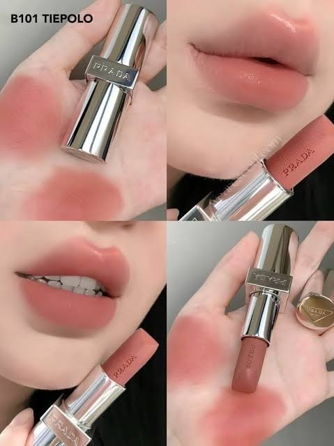 ลิปสติก Prada Monochrome Soft Matte Lipstick 3.8g. # B101 Tiepolo Limited Pack.