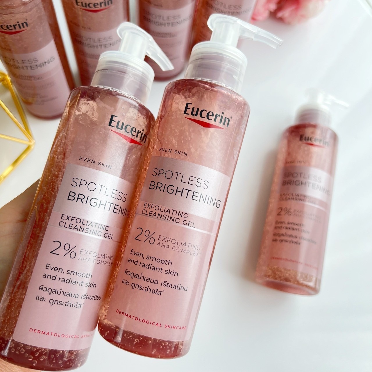 เจลล้างหน้า Eucerin Spotless Brightening Exfoliating Cleansing Gel 200 ml.