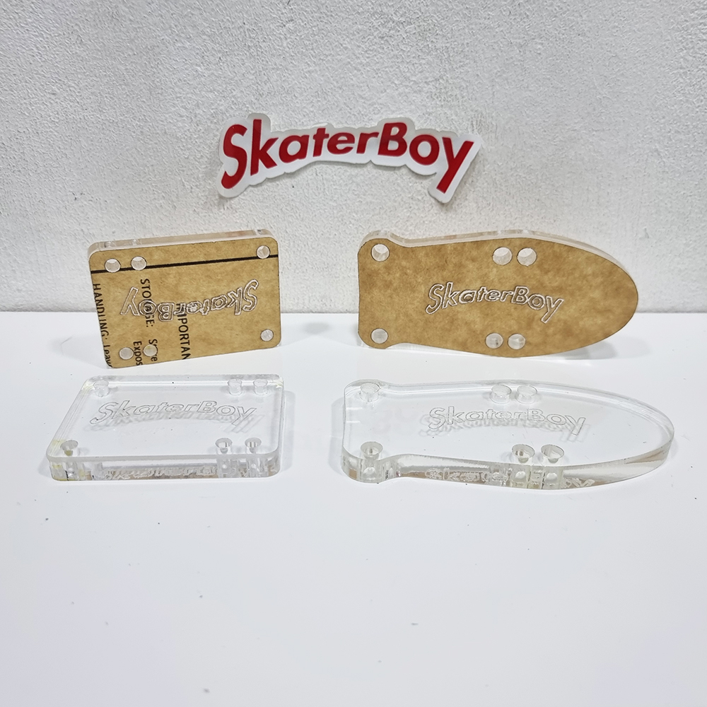 [0311] อคิลิคใสรองทรัค Slide และ Flow สูง 10mm หน้า หลัง ใส่แล้วเหมือนทรัคลอยได้