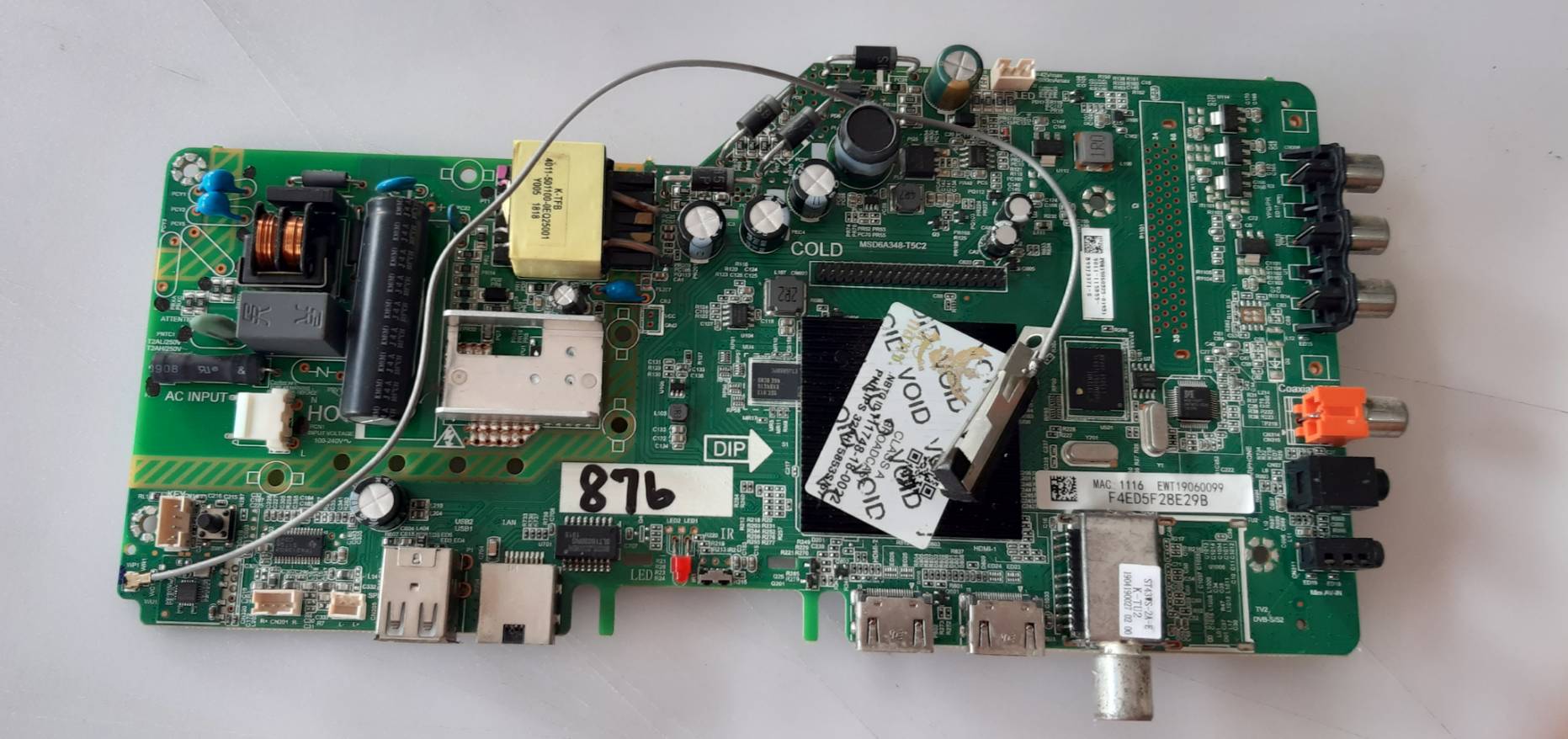 อันที่ 876 PHILIPS 32PHT5853S ซีสเตร็ม MSD6A348-T5C2 ดีเทสแล้ว