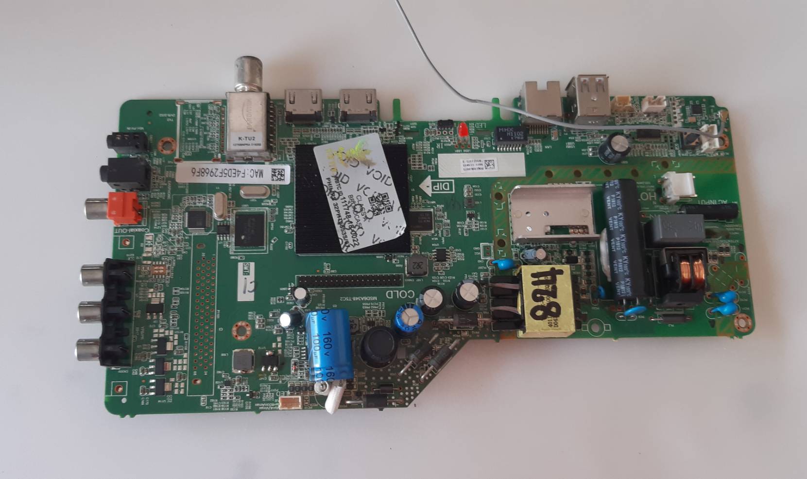 อันที่ 824 PHILIPS 32PHT5853 ซีสเตร็ม MSD6A348-T5C2 ดีเทสแล้ว