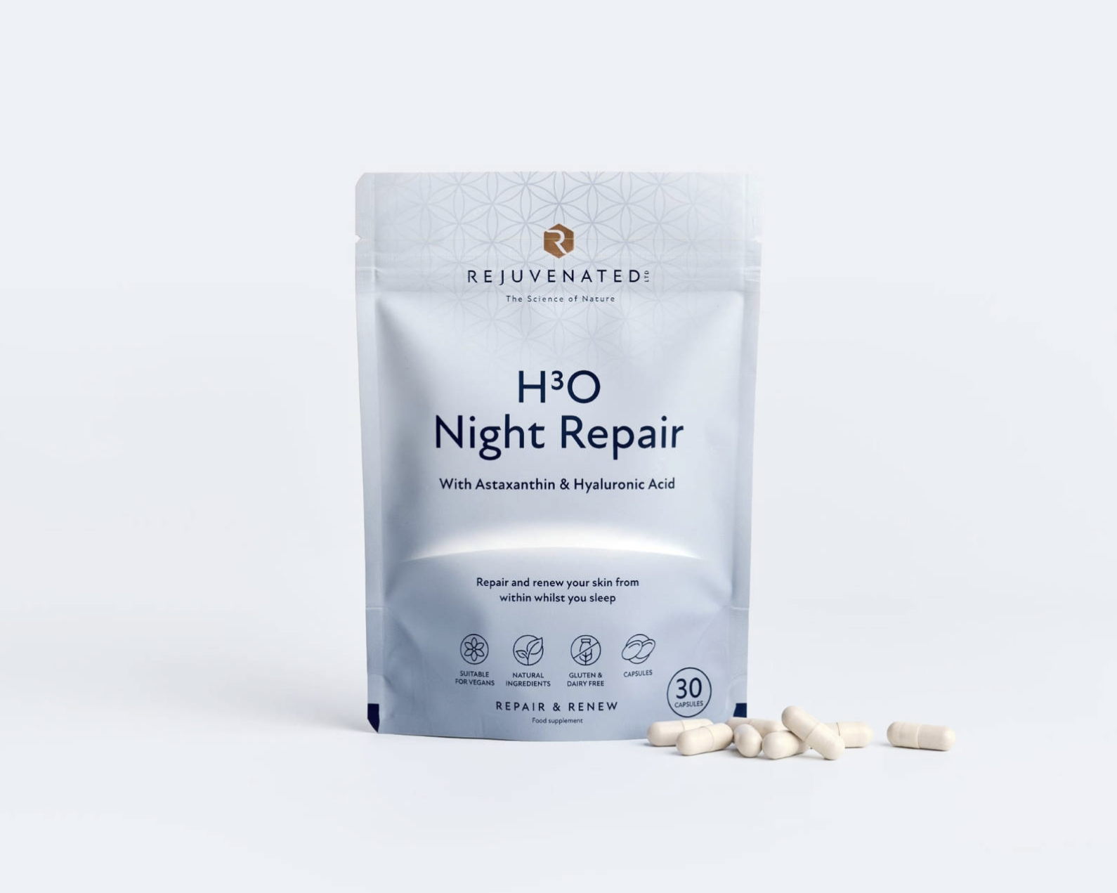REJUVENATED H3O NIGHT REPAIR - 30 CAPSULES 0 กก.