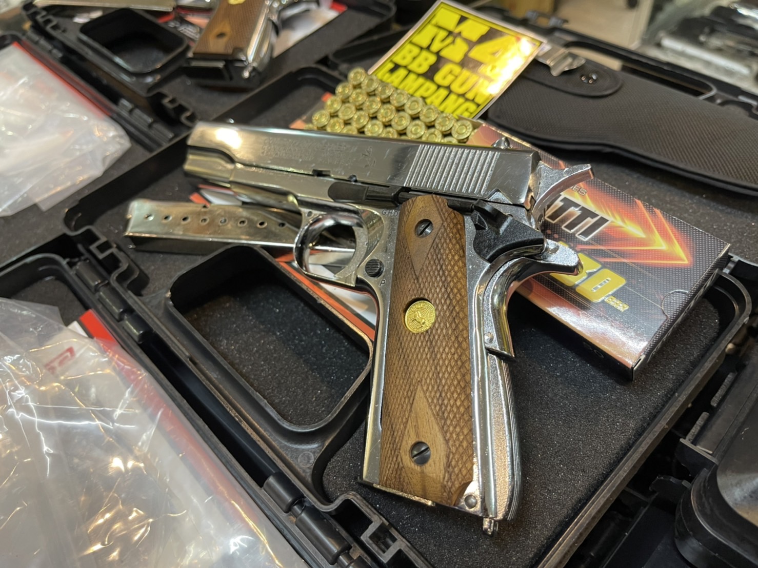 AKSA COLT 1911 ลาย Series 70 สีเงินเงา
