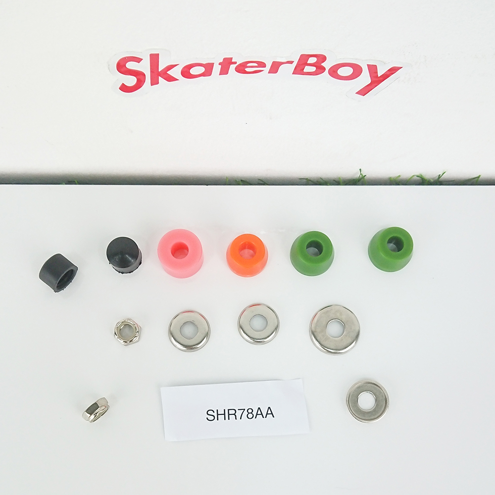 [0312] ชุดลูกยางบูชชิ่ง CX4 Longboard SHR78A คุณภาพดี RareAnt โคน3บาเรล1 surf skate 15mm สุ่มสี พร้อมชุดติดตั้ง