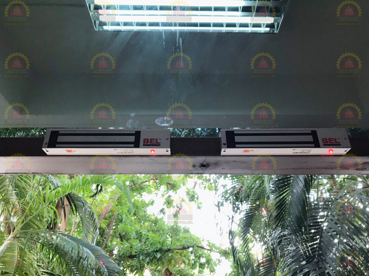 Magnetic Lock 600 lbs. ยี่ห้อ BEL รุ่น 600LED พร้อม LZ Bracket