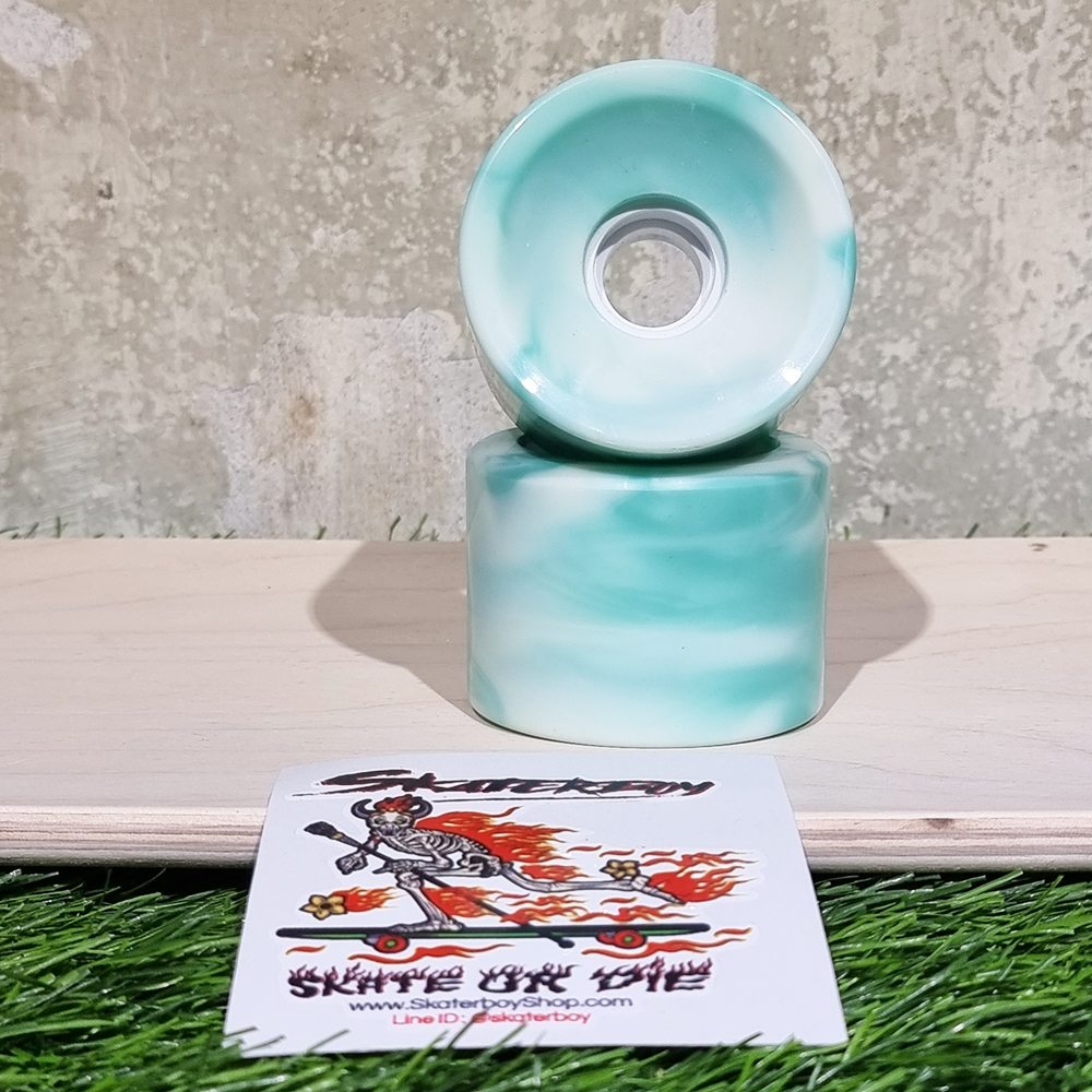 [0317] ล้อสเก็ตบอร์ด 70x50 78A ลายหินอ่อน ลูกกวาด ดินน้ำมัน BlueScratte