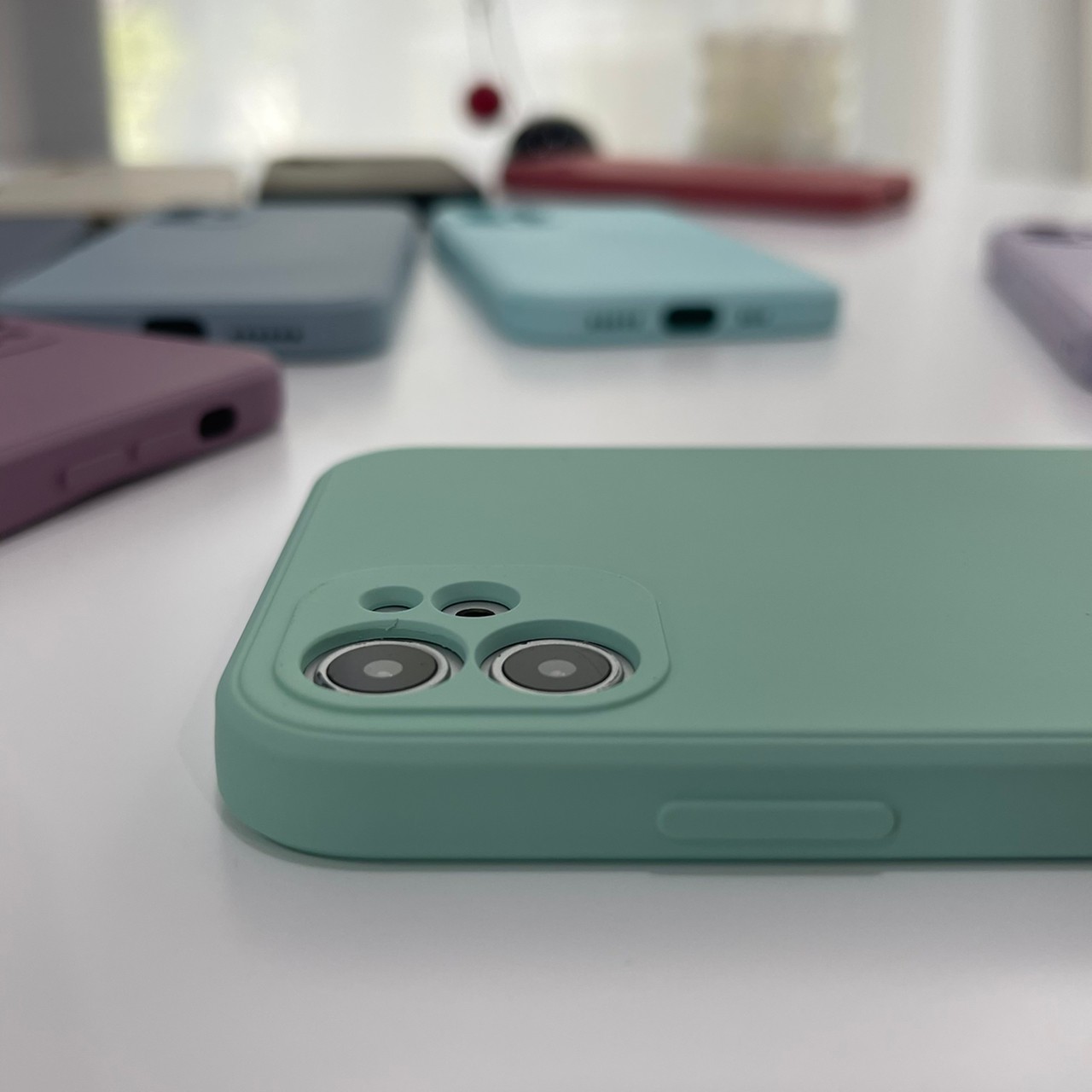 TPU case with camera (เคสทรงเหลี่ยม)