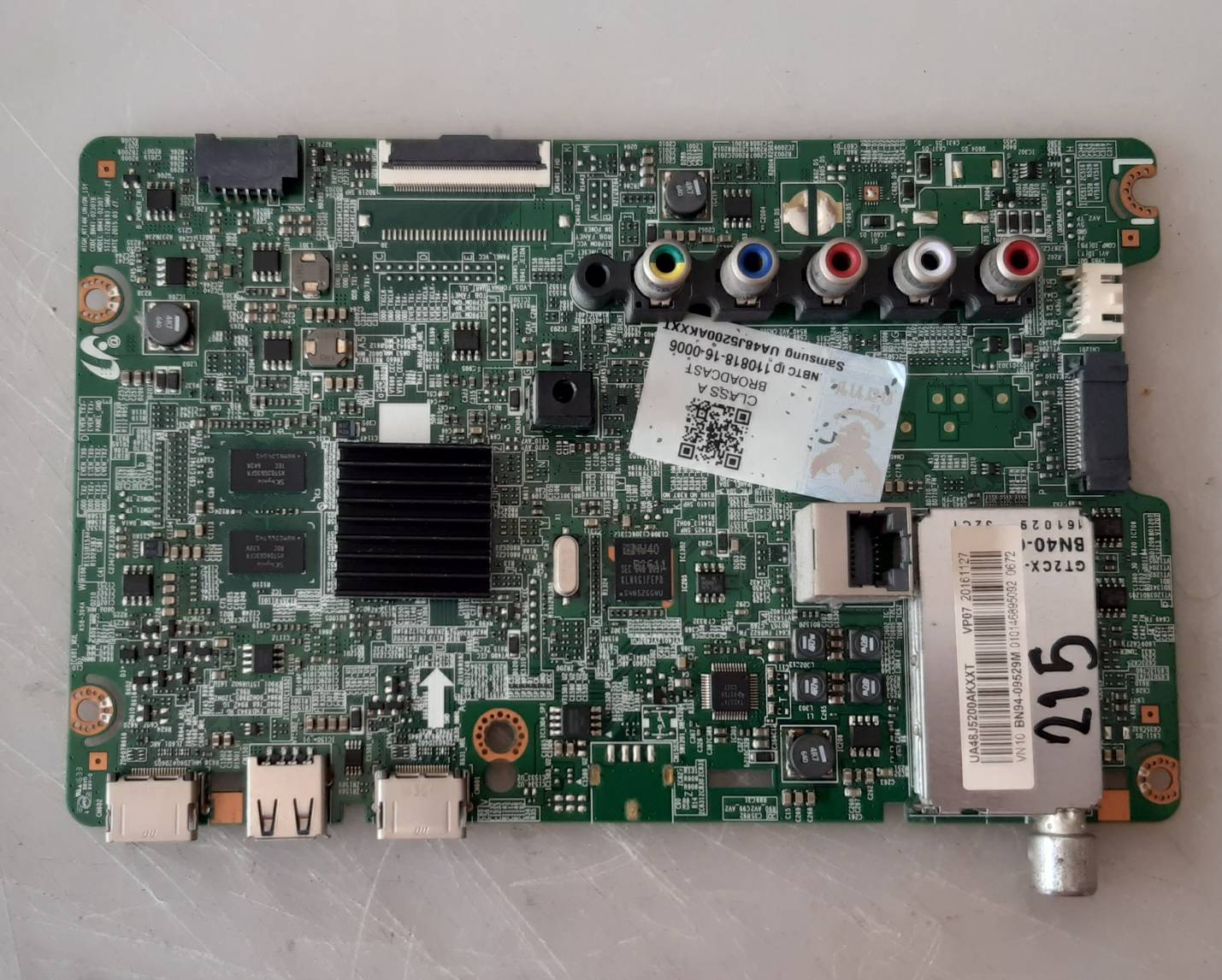 อันที่ 215 Samsung UA48J5200AK ซีสเตร็ม BN41-02307 ดีเทสแล้ว
