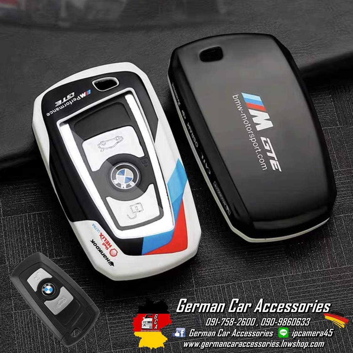 เคสกุญแจทรงF Series BMW ลายรถแข่งGTE