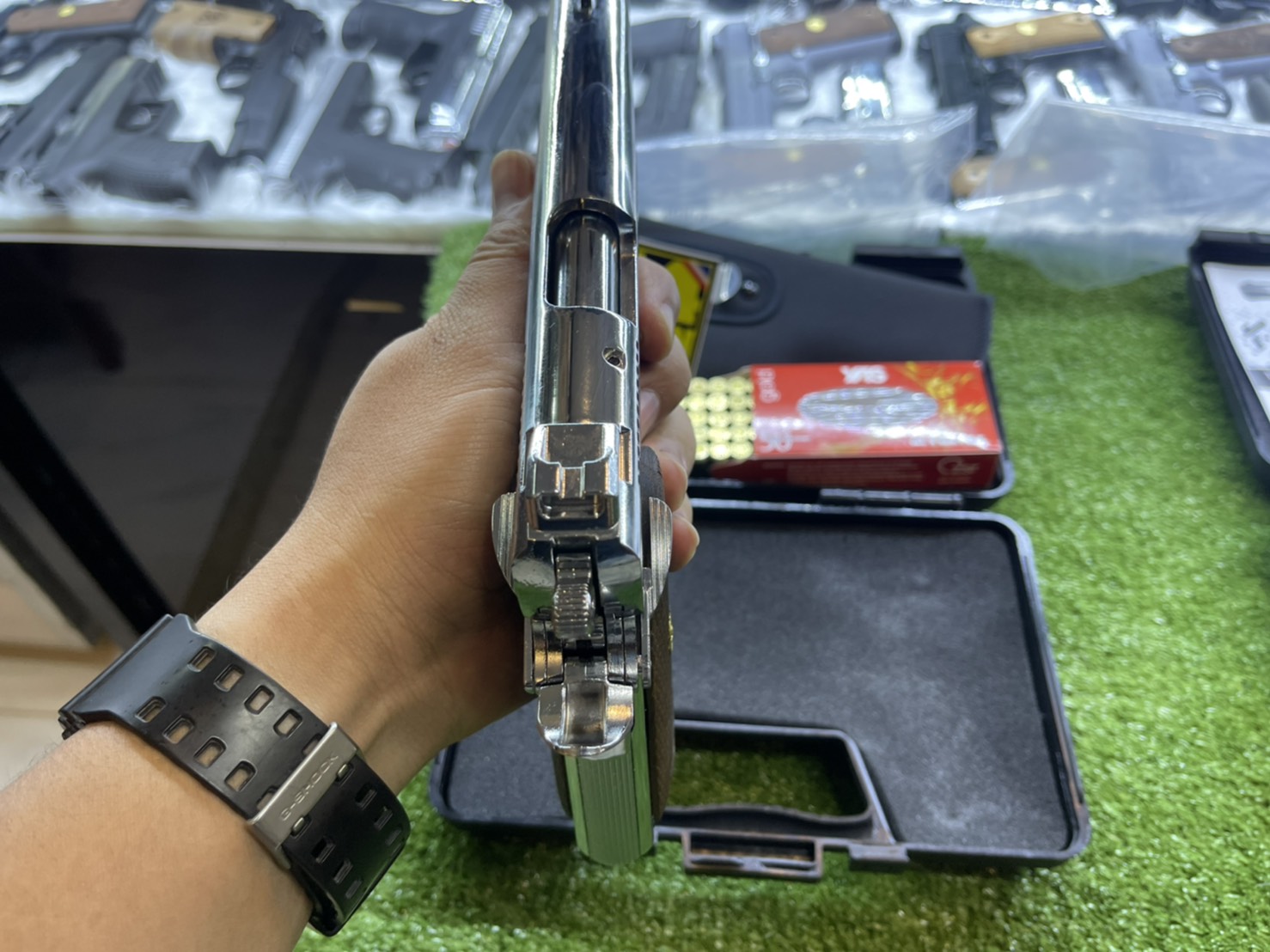 KUZEY M1911 ลาย Series 80 ลำกล้อง 5" เงินเงา