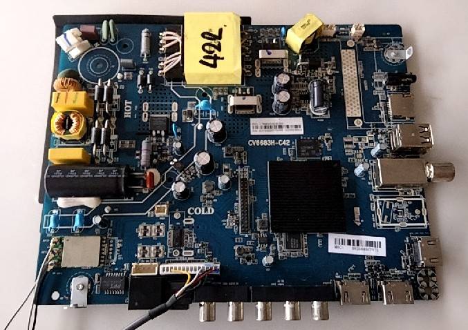 อันที่ 422 Haier LE43K8000A ซีสเตร็ม CV6683H-C42 ดีเทสแล้ว