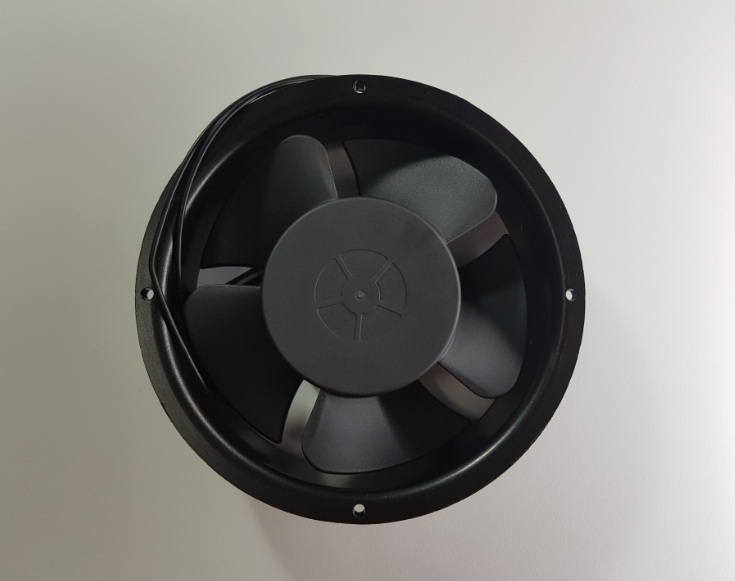 พัดลม 24V ทรงกลม 6 นิ้ว Size 172x51mm