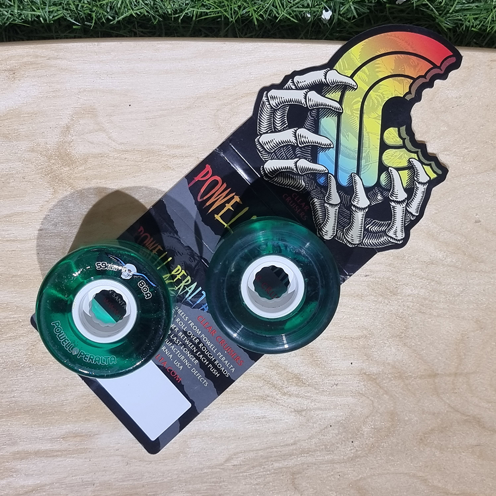 [0315] ล้อ POWELL CLEAR CRUISER 55MM 80A