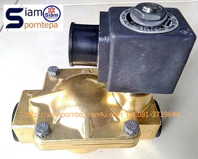 P-VE7322BDN00-Serie Parker Solenoid valve 2/2 size 1" ทองเหลือง แบบเปิด NO Pressure 0-10 bar 1.5-150 psi ไฟ 12V 24V 110V 220V ส่งฟรีทั่วประเทศ