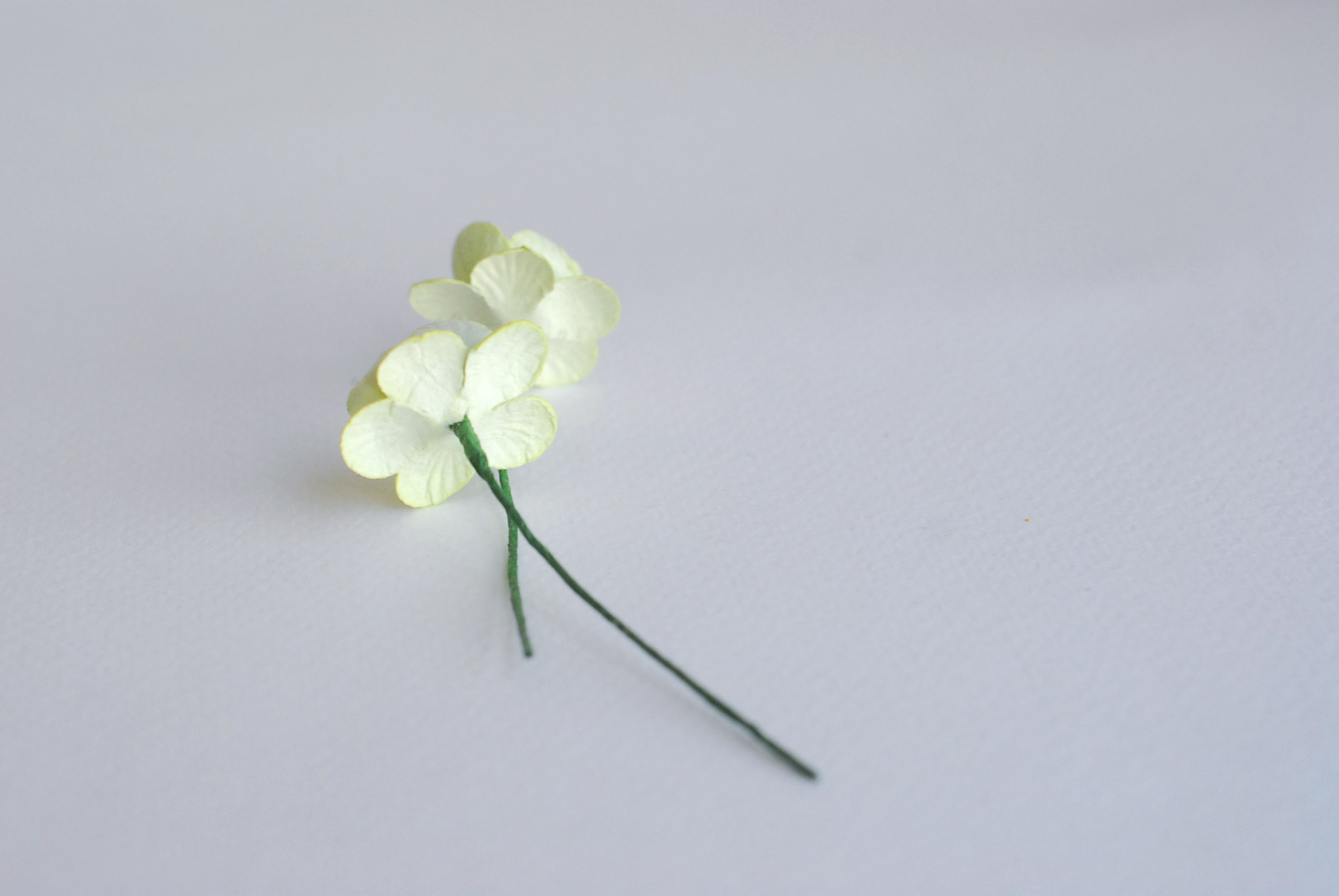 ดอกไม้กระดาษสา ดอกซากุระกระดาษ ดอกไม้กระดาษสาราคาส่ง ดอกไม้กระดาษสำหรับตกแต่งของชำร่วย งานแต่งงาน ทำช่อดอกไม้ติดอกเจ้าบ่าว ข้อมือดอกไม้เจ้าสาว ขนาด2.5 cm. 50 ดอก สีเขียวอ่อน Paper flowers supplies: DIY wedding tools Cherry blossom (Sakura) 50 pcs. size 2.