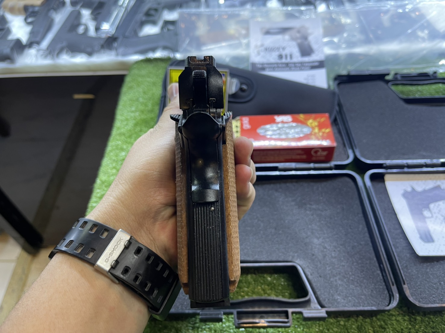 KUZEY M1911 ลาย Government ลำกล้อง 5" ดำ