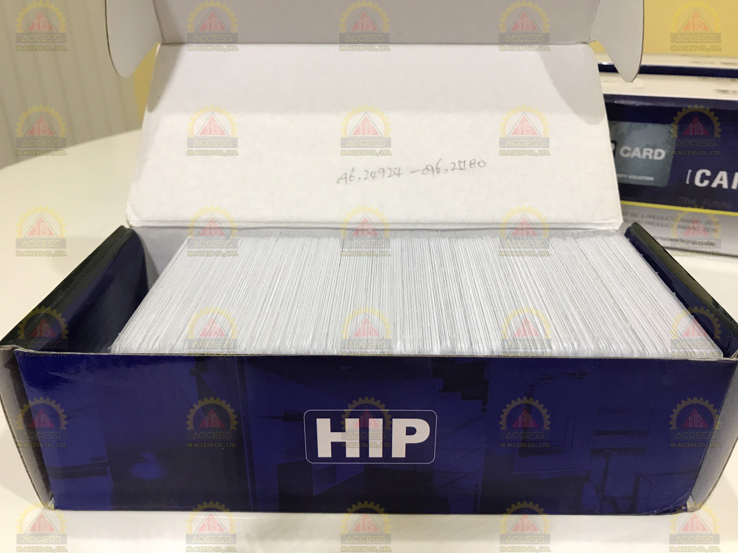 บัตรคีย์การ์ด Proximity Card แบบบาง 0.8 mm. ยี่ห้อ HIP (เรียงเลข)