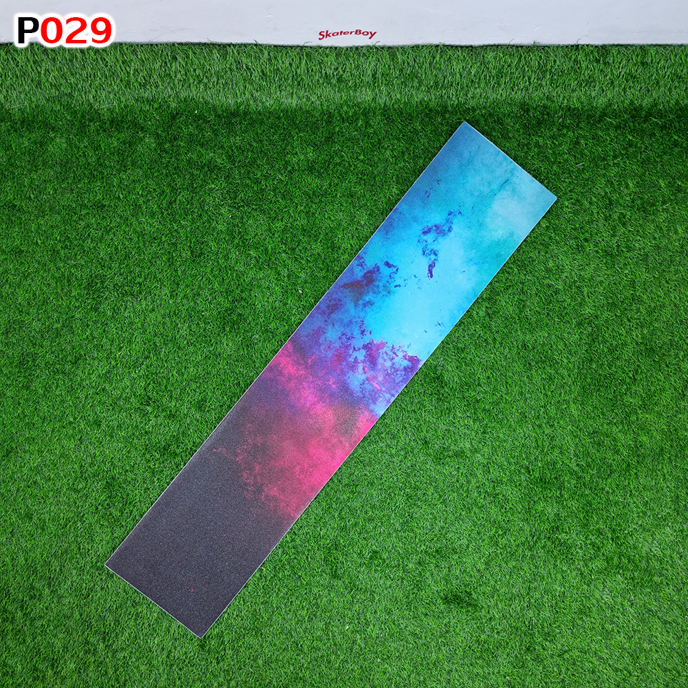 0303 สติ๊กเกอร์ กระดาษทราย 120x26 cm สำหรับ สเก็ตบอร์ด เซิร์ฟสเก็ต ลองบอร์ด Graphic Grip Tape skateboard longboard surf skate