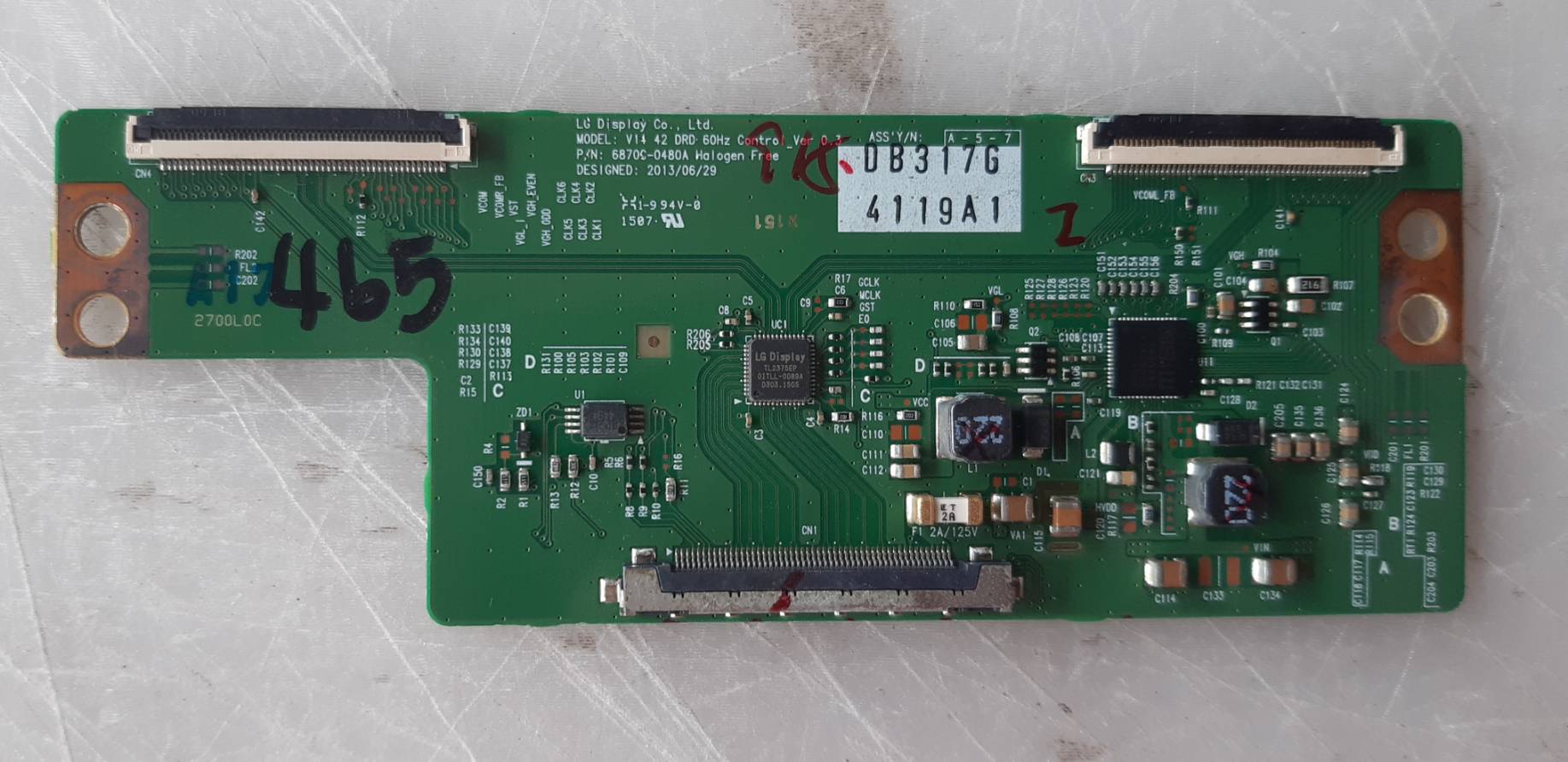 อันที่ 465 LG 42LF560T ทีคอน 6870C-0480A ดีเทสแล้ว