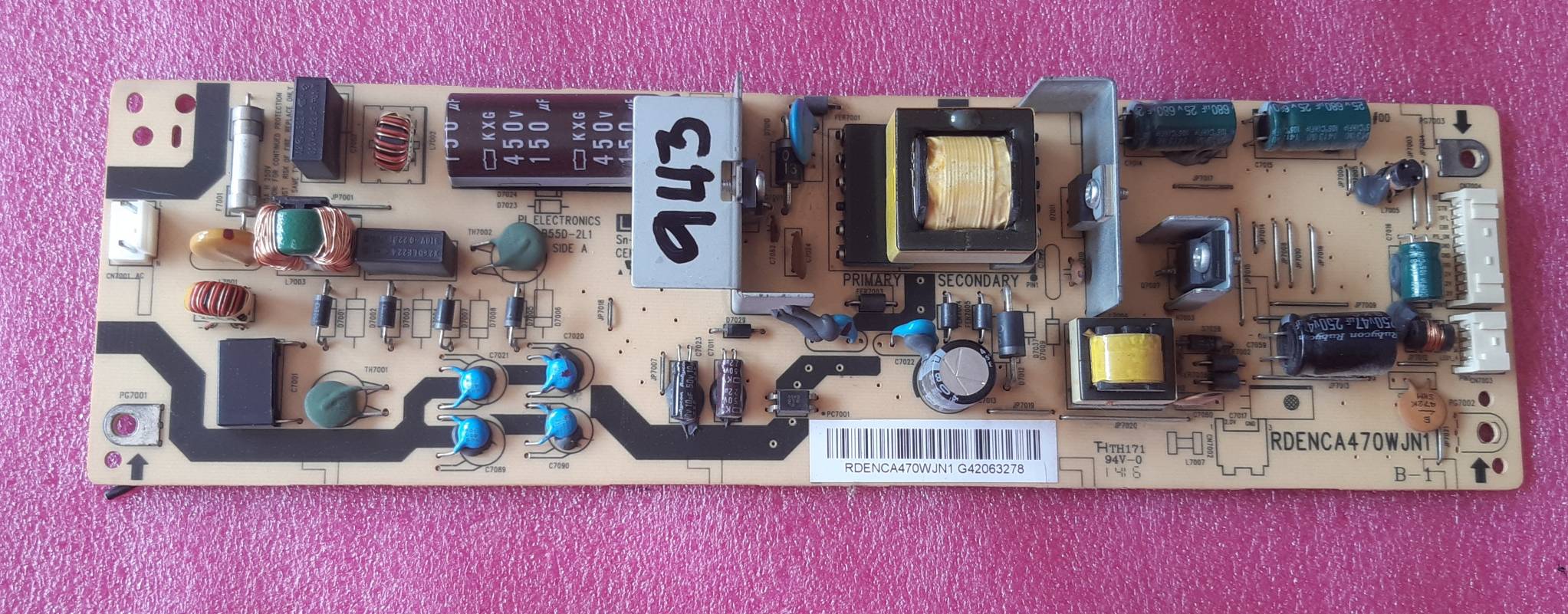 อันที่ 943 SHARP LC-39LE155D2 ซัฟฟลาย RDENCA470WJN1 ดีเทสแล้ว