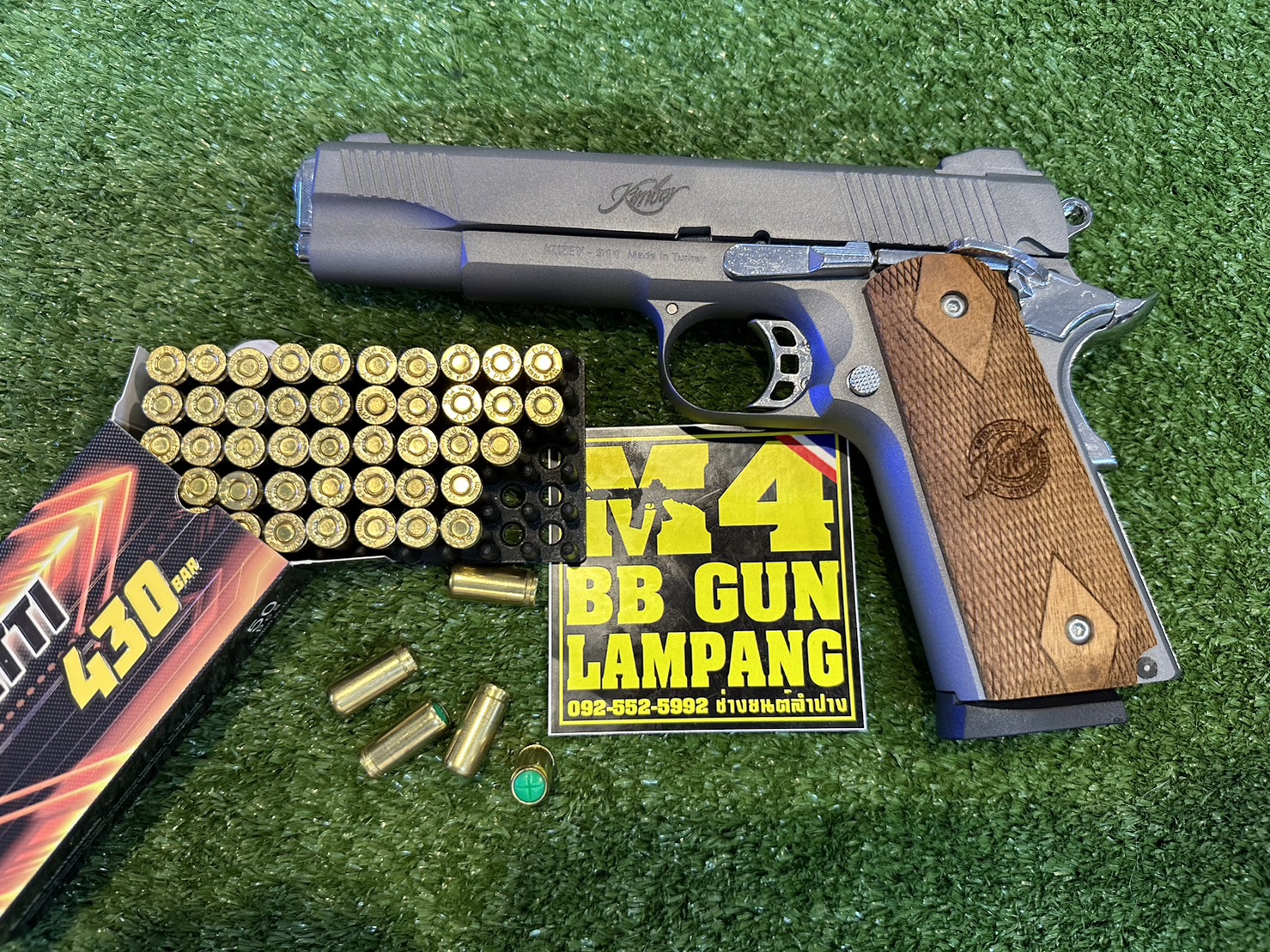 KUZEY M1911 ลาย KIMBER ลำกล้อง 5" สีสโมค
